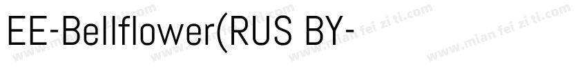 EE-Bellflower(RUS BY字体转换
